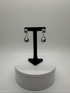 Clear Drop Dangle Earrings